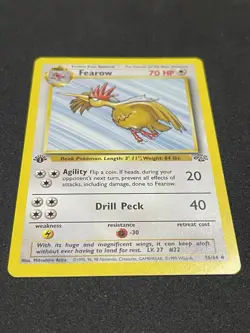 Pokemon Fearow 36/64 Jungle Uncommon 1st Edition 1999 WOTC LP - Image 3