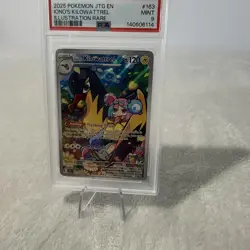 2025 POKEMON JTG EN-JOURNEY TOGETHER ILLUSTRATION RARE IONO'S KILOWATTREL PSA 9 - Image 2