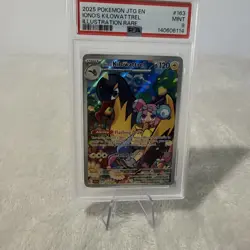2025 POKEMON JTG EN-JOURNEY TOGETHER ILLUSTRATION RARE IONO'S KILOWATTREL PSA 9 - Image 3