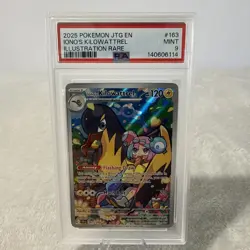 2025 POKEMON JTG EN-JOURNEY TOGETHER ILLUSTRATION RARE IONO'S KILOWATTREL PSA 9 - Image 5