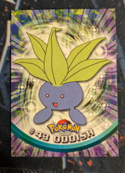 Pokemon Topps - #43 Oddish Blue Label - Image 1