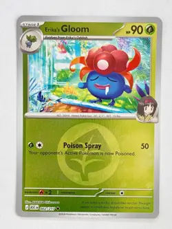 Pokemon TCG Erika's Gloom (Energy Symbol Pattern) 002/217 ME: Ascended Heroes - Image 1