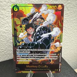 One Piece CCG Monkey.D.Luffy OP10-118 Royal Blood Secret Rare Foil Alternate Art - Image 1