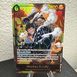 One Piece CCG Monkey.D.Luffy OP10-118 Royal Blood Secret Rare Foil Alternate Art - Image 2