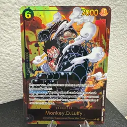 One Piece CCG Monkey.D.Luffy OP10-118 Royal Blood Secret Rare Foil Alternate Art - Image 3