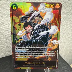 One Piece CCG Monkey.D.Luffy OP10-118 Royal Blood Secret Rare Foil Alternate Art - Image 4