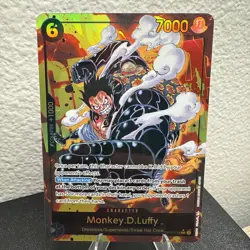 One Piece CCG Monkey.D.Luffy OP10-118 Royal Blood Secret Rare Foil Alternate Art - Image 5