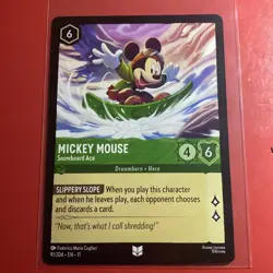 Mickey Mouse Disney Lorcana Winterspell Card Lot Of 5 NM Never Played - Image 3