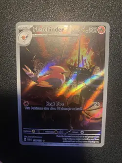 Pokemon TCG Fletchinder Card 199/193 Sv02: Paldea Evolved - Image 2