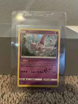 Pokemon The Pokemon Company Mewtwo SM77 Promo Holo Basic 120 HP Psychic Card - Image 1