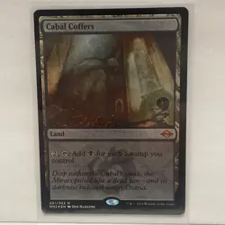 MTG English Cabal Coffers (Foil Etched) NM Foil Modern Horizons 2 - Image 1