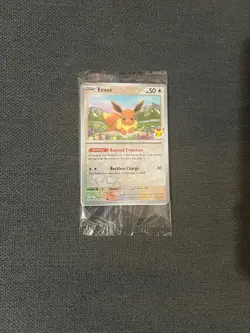 Eevee Pokemon Day Stamped Sealed Promo Card 074/131 2025 Exclusive Holo - Image 1