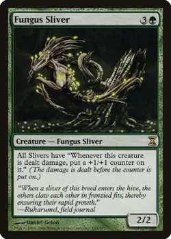 Fungus Sliver Time Spiral PLD Green Rare MAGIC THE GATHERING CARD ABUGames - Image 1
