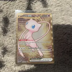 Mew ex (151 Metal Card) Promo from 151 UPC 205/165 Rare 3 Gold Stars - Image 1