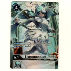 Sistermon Ciel BT6-084 Foil Double Diamond Digimon Card Game - Image 3