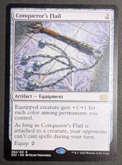 MTG Card - 1x Conqueror's Flail - Double Masters 2022 - NM - Magic The Gathering - Image 1