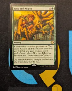Spry and Mighty Rare ECL 195 Lorwyn Eclipsed MTG - Image 1