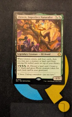 Lluwen, Imperfect Naturalist Rare ECL 232 Lorwyn Eclipsed MTG - Image 1