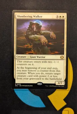Slumbering Walker Rare ECL 035 Lorwyn Eclipsed MTG - Image 1