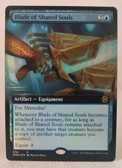 MTG Blade of Shared Souls (378/493) Phyrexia All Will Be One NM FOIL - Image 1