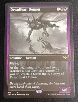 MTG Innistrad Double Feature - Dreadfeast Demon - Rare - Image 1