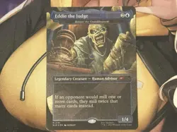 Magic: The Gathering Eddie the Judge Rare Legendary Creature Secret Lair Alt Ar… - Image 1