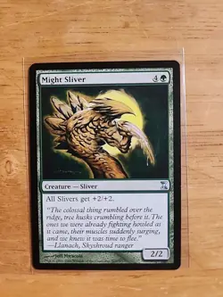 Might Sliver - Time Spiral - MTG Magic - Uncommon - Green Creature - Image 1