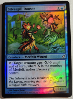 MTG - Lorwyn - 1997 - Silvergill Douser - FOIL - EX/NM - Image 1