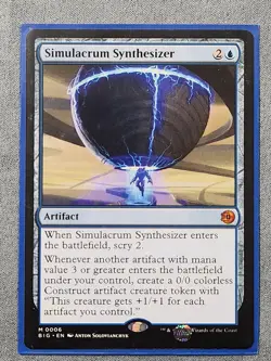 MTG Simulacrum Synthesizer, NM-Mint English Outlaws of Thunder Junction - Image 1