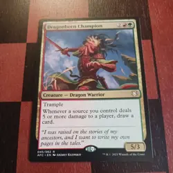 Mtg Dragonborn NM Champion Commander Adventures in the Forgotten Realms - Image 2