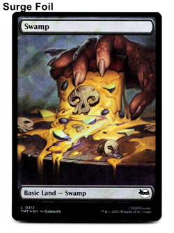 Swamp (Surge Foil) 0312 TMT [Teenage Mutant Ninja Turtles] TMNT MTG NM 💀 - Image 1