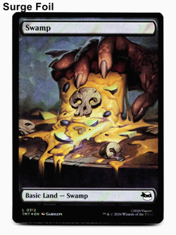 Swamp (Surge Foil) 0312 TMT [Teenage Mutant Ninja Turtles] TMNT MTG NM 💀 - Image 3