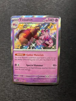 Pokemon TCG - Tinkaton - Scarlet & Violet: Paldean Fates 167/091 Shiny Rare - Image 1