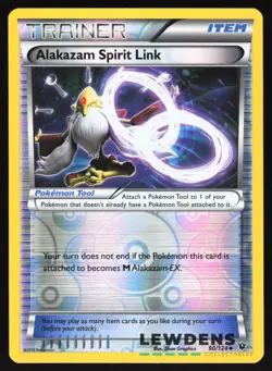 Alakazam Spirit Link - 90/124 - Uncommon Reverse Holo - Fates Collide - Pokemon - Image 1