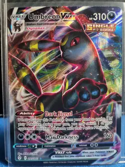 Pokemon TCG Umbreon VMAX Single Strike Ultra Rare 095/203 Evolving Skies Holo - Image 1
