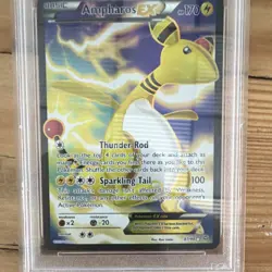 Pokemon Ampharos EX Full Art Ultra Rare Holo XY Ancient Origins 87/98 PSA 7 - Image 3