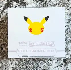 Pokemon TCG: 25th Anniversary Celebrations Elite Trainer Box (2021) 820650809439 - Image 1