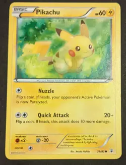 Pikachu 26/83 LP Common Pokemon Generations 2016 - Image 1
