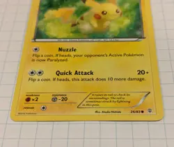 Pikachu 26/83 LP Common Pokemon Generations 2016 - Image 2