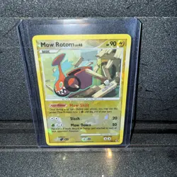 Pokemon TCG Mow Rotom RT4/6 Rising Rivals Reverse Holo HP - Image 1