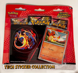 Pokemon TCG:Ascended Heroes- Gastly & Charmander Tech Sticker Collection Bundle - Image 1