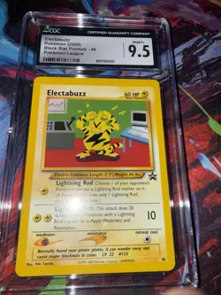 CGC 9.5 Electabuzz #46 WOTC Black Star Promo Pokemon TCG MINT+ Vintage 2000 - Image 5
