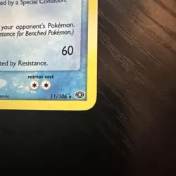 Pokemon TCG Swampert Holo Rare Emerald 11/106 Light Played - Image 2