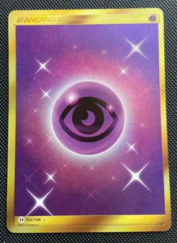 Pokemon Psychic Energy Sun & Moon Holo 162/149 Secret Rare TCG 2017 - Image 1