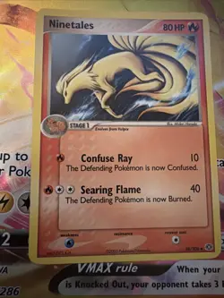 Pokemon TCG Ninetails Regular 38/106 EX Ruby & Sapphire LP 2005 - Image 2