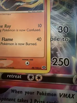 Pokemon TCG Ninetails Regular 38/106 EX Ruby & Sapphire LP 2005 - Image 5