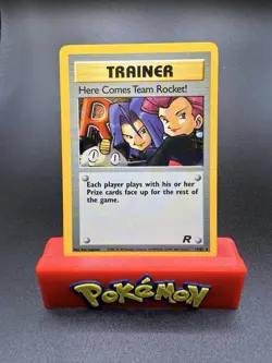 2000 Pokemon - Here Comes Team Rocket! 15/82 Team Rocket Holo Wotc NM - Image 1