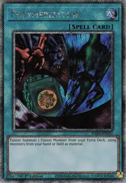 Yugioh Polymerization RA03-EN051 - Platinum Secret Rare - Image 1