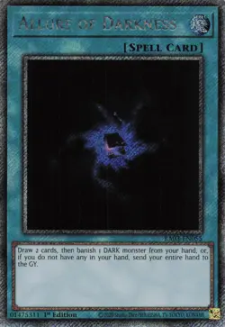 Yugioh Allure of Darkness RA03-EN055 - - Platinum Secret Rare - Image 1