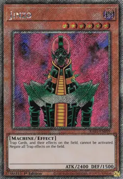 Yugioh Jinzo RA03-EN099 - Platinum Secret Rare - Image 1